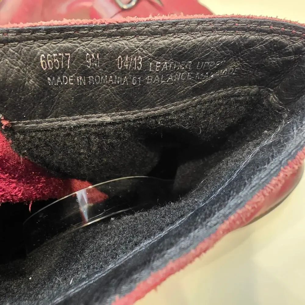 Clarks Majorca Isla mid calf leather slouch, zip burgundy boots sz 9.5 - Picture 11 of 11